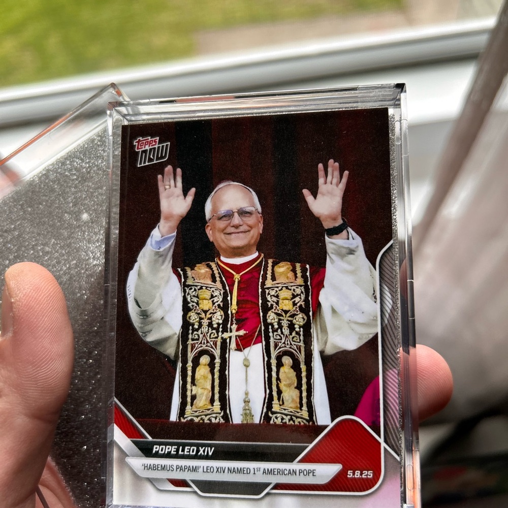 Topps Now Pope Leo XIV Trading Card